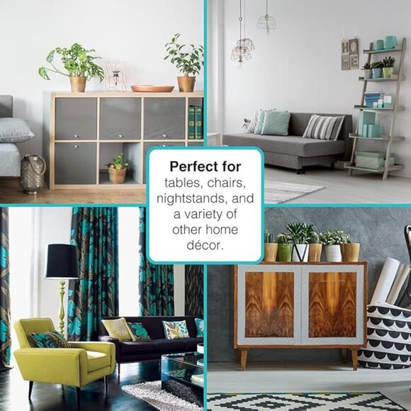 72PACK FURNITURE SLIDERS FOR HARDWOOD FLOORS, FURNITURE FLOOR PROTECTORS, SQUARE - Picture 9 of 15